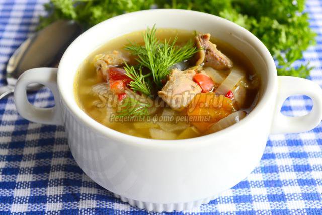 Рецепт суп из овощной смеси