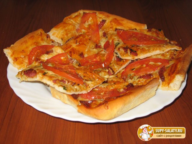 Итальянская пицца. Рецепт с фото
