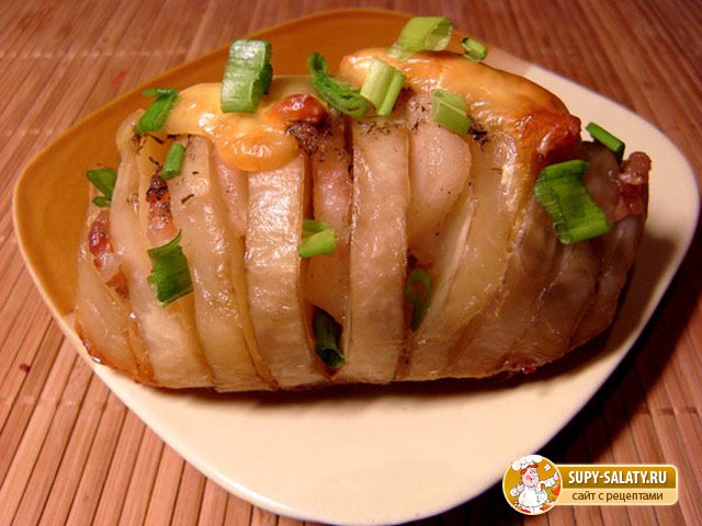 Картошка - гармошка. Рецепт с пошаговыми фото
