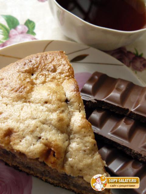 Орехово - шоколадный пирог. Рецепт с фото