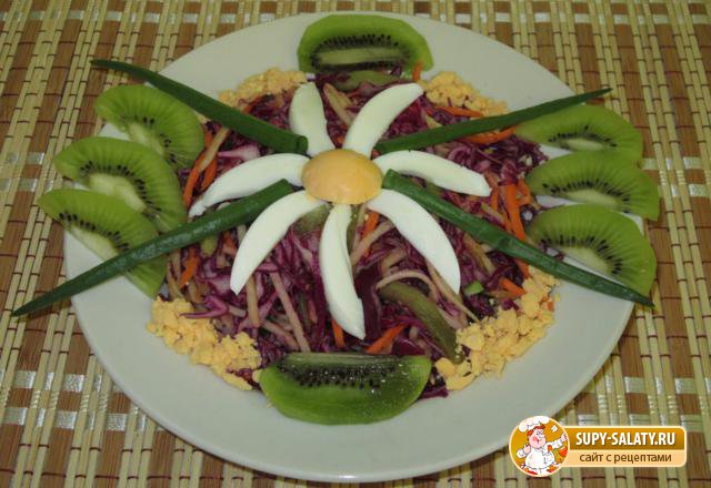 Овощной салат «Радость». Рецепт с фото