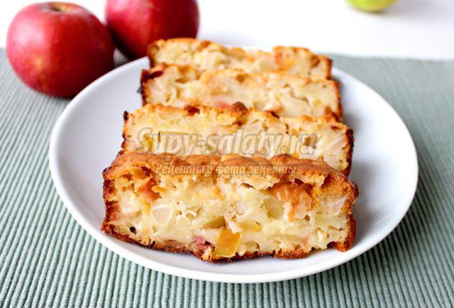 Пирог с грушами и яблоками. Рецепт с фото