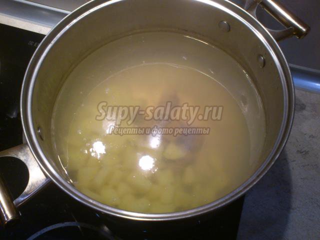Суп с ракушками и телятиной