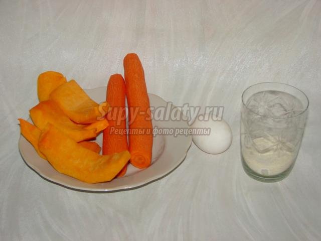 оладьи из моркови и тыквы