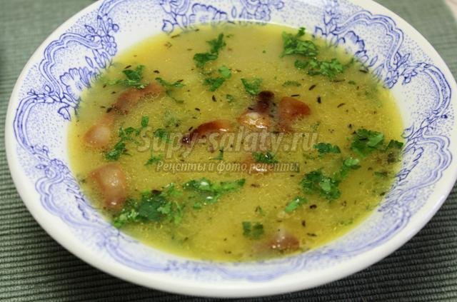 Суп со шкварками рецепт с фото пошагово