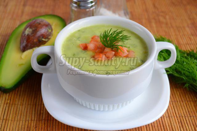 крем-суп с авокадо