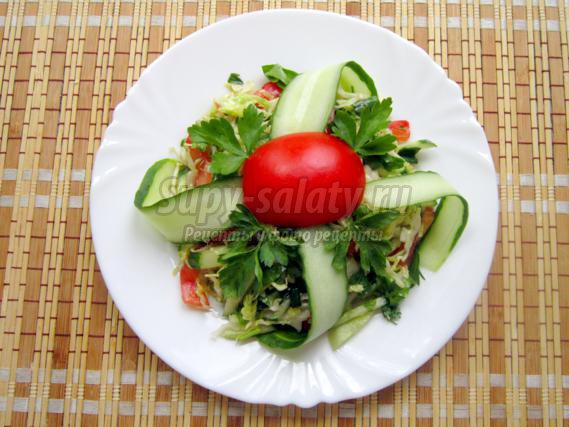 Овощной салат Подарок лета
