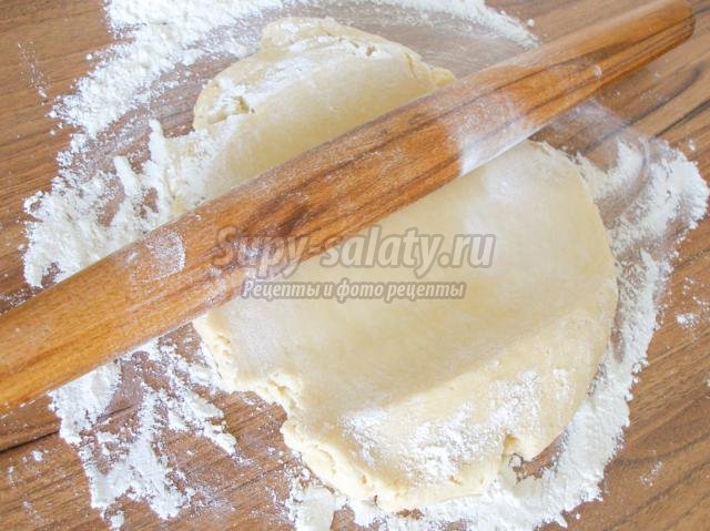 пирог с кокосовым кремом и грушей 