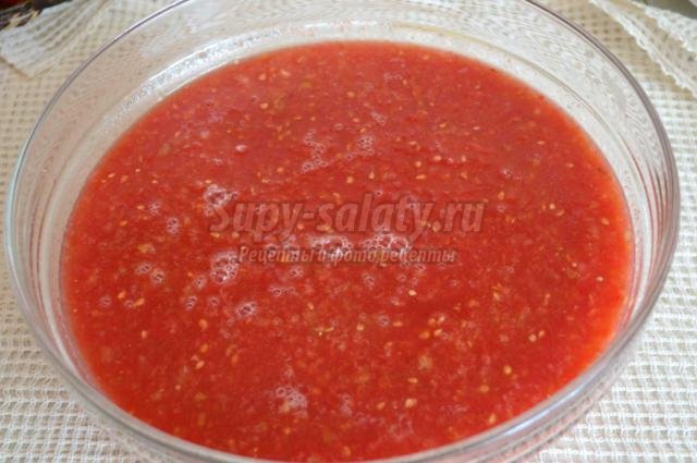 перец в томатном соку на зиму