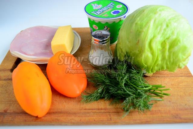 пражский салат с копченой грудинкой