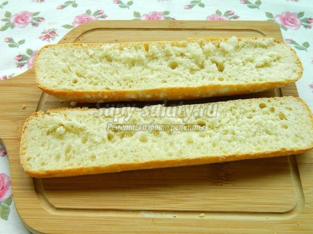 чесночный хлеб с сыром