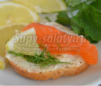 маринованный лосось с имбирем и лимоном