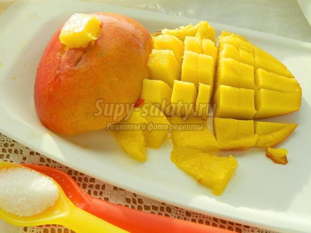 быстрое варенье из манго и лимона
