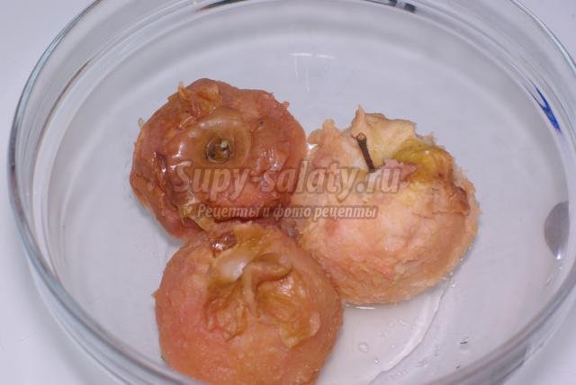 диетическое творожно-яблочное желе