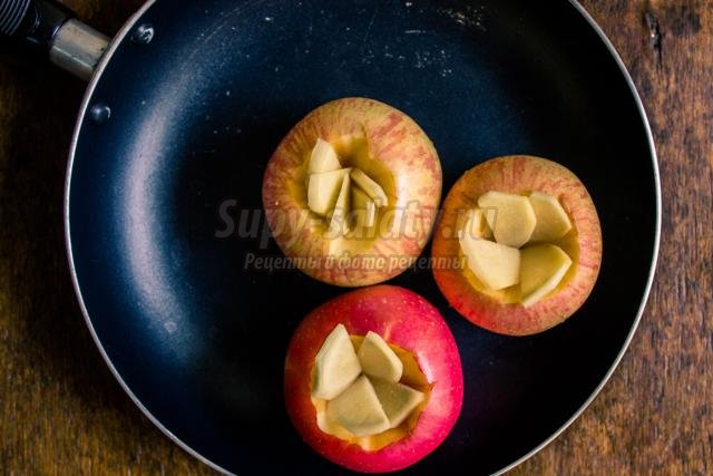 печеные яблоки с имбирем. С пылу с жару