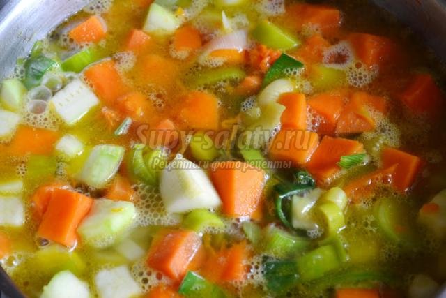 крем-суп из тыквы и кабачка