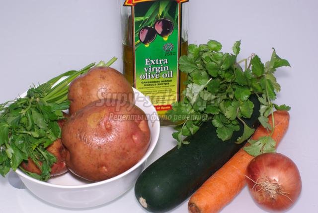 диетическое овощное рагу с кабачками