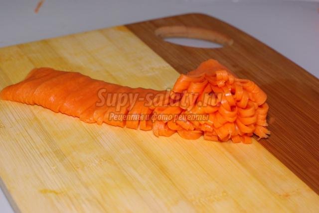 карвинг. Папильотка из моркови