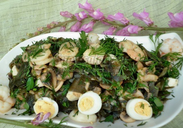 салат из морской капусты. ЛУчшие рецепты