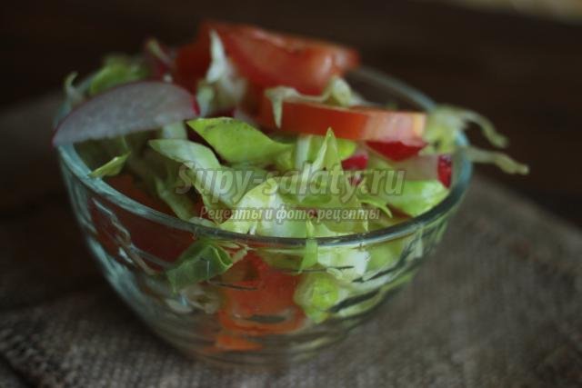 легкие овощные салаты