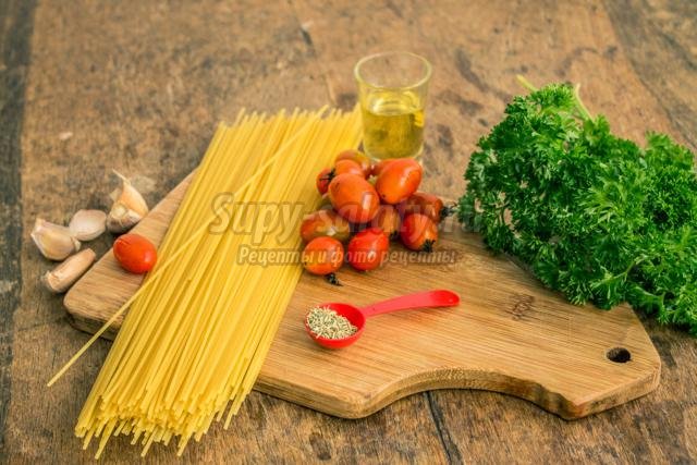 спагетти вегетарианские