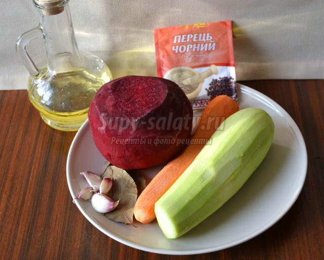 Как приготовить рецепт Заправка и салат из свеклы на зиму