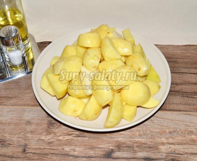 кабачки с молодым картофелем по-деревенски