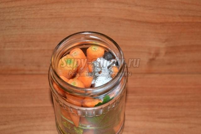 морковь в кисло-сладком маринаде на зиму