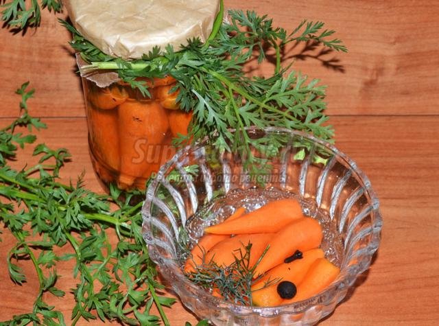 морковь в кисло-сладком маринаде на зиму