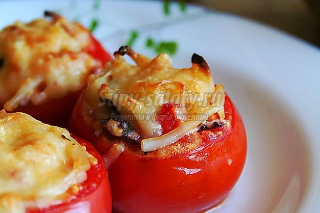 Фаршированные помидоры в мультиварке: пошаговый рецепт с фото.