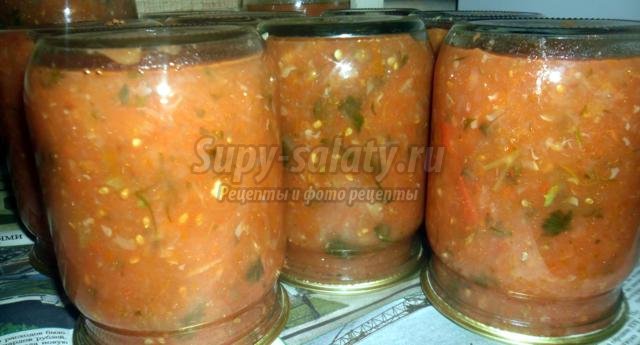 овощной томатный соус на зиму