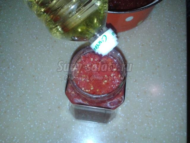 томатный сок и паста на зиму
