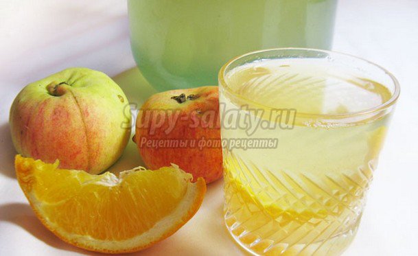 Компот из апельсинов и яблок: вкусный рецепт с фото