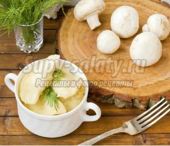 вареники с грибами и адыгейским сыром