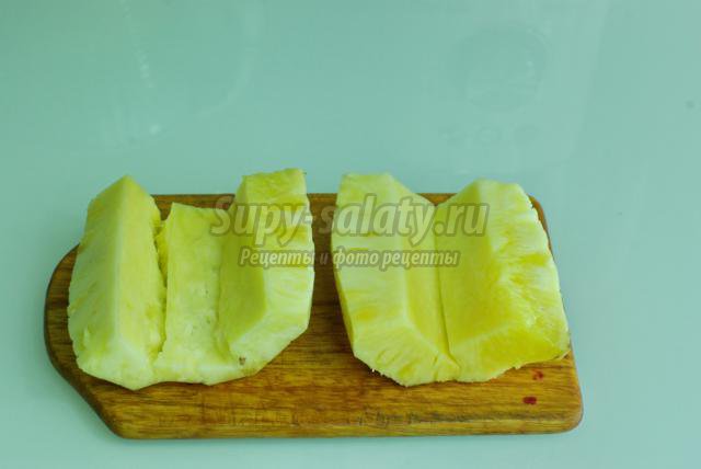 ананасовый смузи с пломбиром