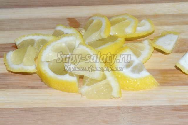 запеченная рыба с лимоном