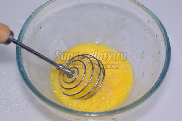 слизистый суп из геркулеса с молочно-яичным льезоном