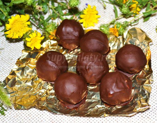 шоколадные конфеты с овсянкой и семечками
