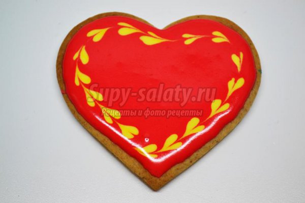 Печенье  на день Святого Валентина