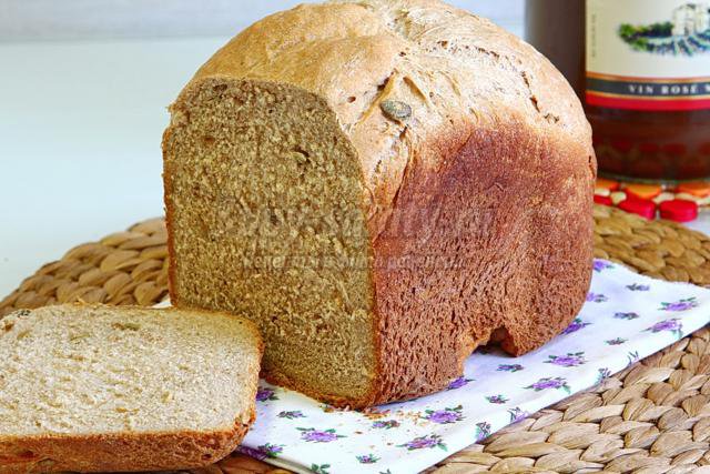 деревенский хлеб в хлебопечке