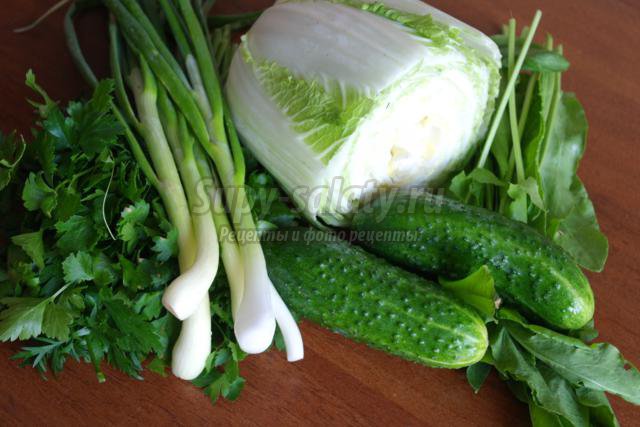 зеленый салат для похудения
