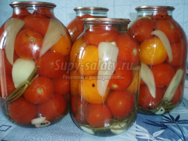 Сладкие помидоры на зиму. Рецепты с фото. 