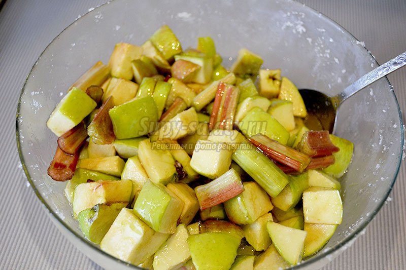 варенье +из ревеня +с яблоками рецепты