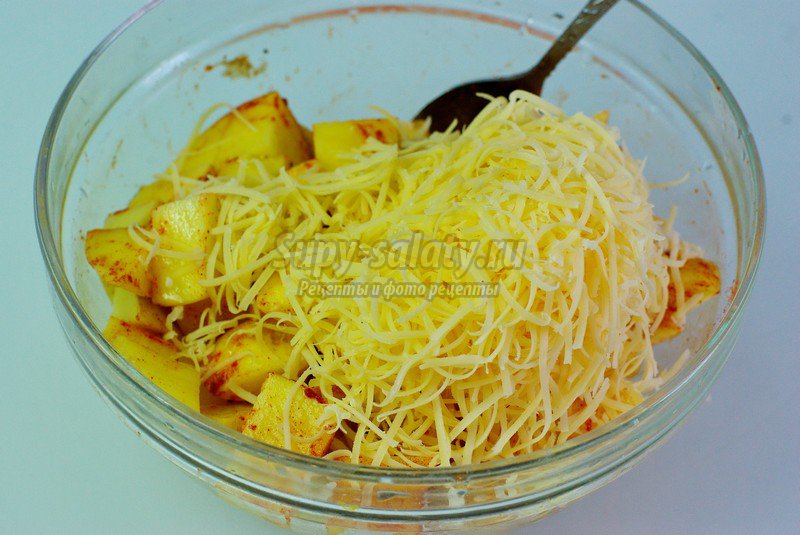 рецепт картошки с паприкой и сыром