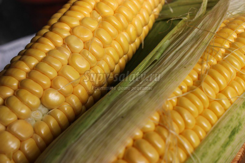 рецепт отварной кукурузы