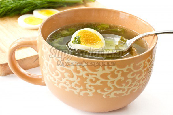 Суп со щавелем: пошаговые рецепты с фото