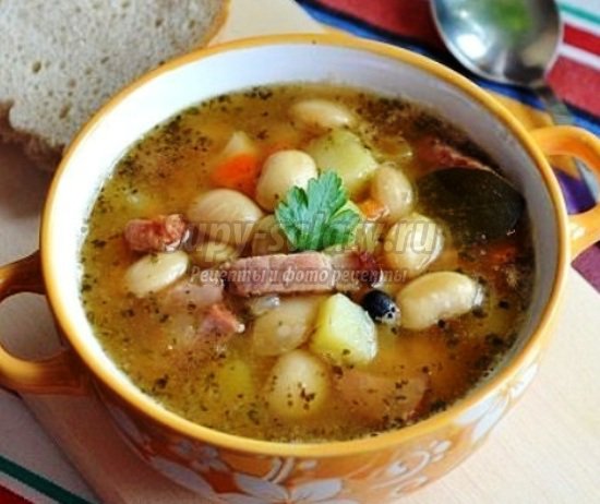Суп с фасолью: пошаговые рецепты с фото. 
