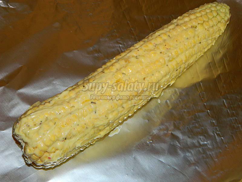 кукуруза запеченная в фольге в духовке
