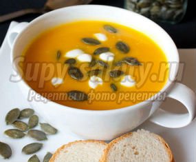Крем-суп из тыквы. Лучшие рецепты с фото. 