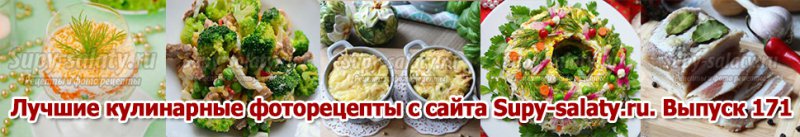 Лучшие кулинарные фоторецепты с сайта Supy-salaty.ru. Выпуск 171